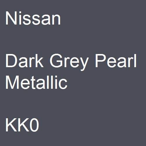 Nissan, Dark Grey Pearl Metallic, KK0.